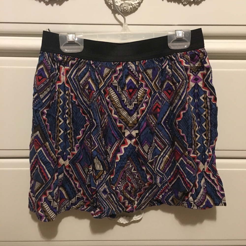 Chic Aztec Colorful Miniskirt