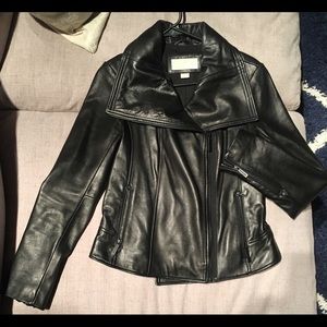 MICHAEL KORS  Black leather jacket