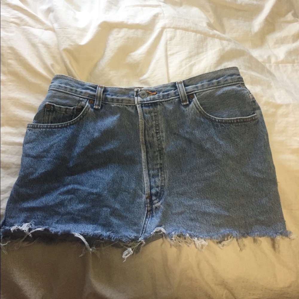 LEVIS DENIM MINI SKIRT