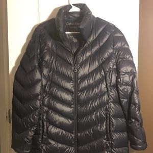 Calvin Klein premium down lightweight coat.