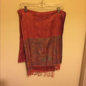 Handmade Cotton Silk Scarf from India