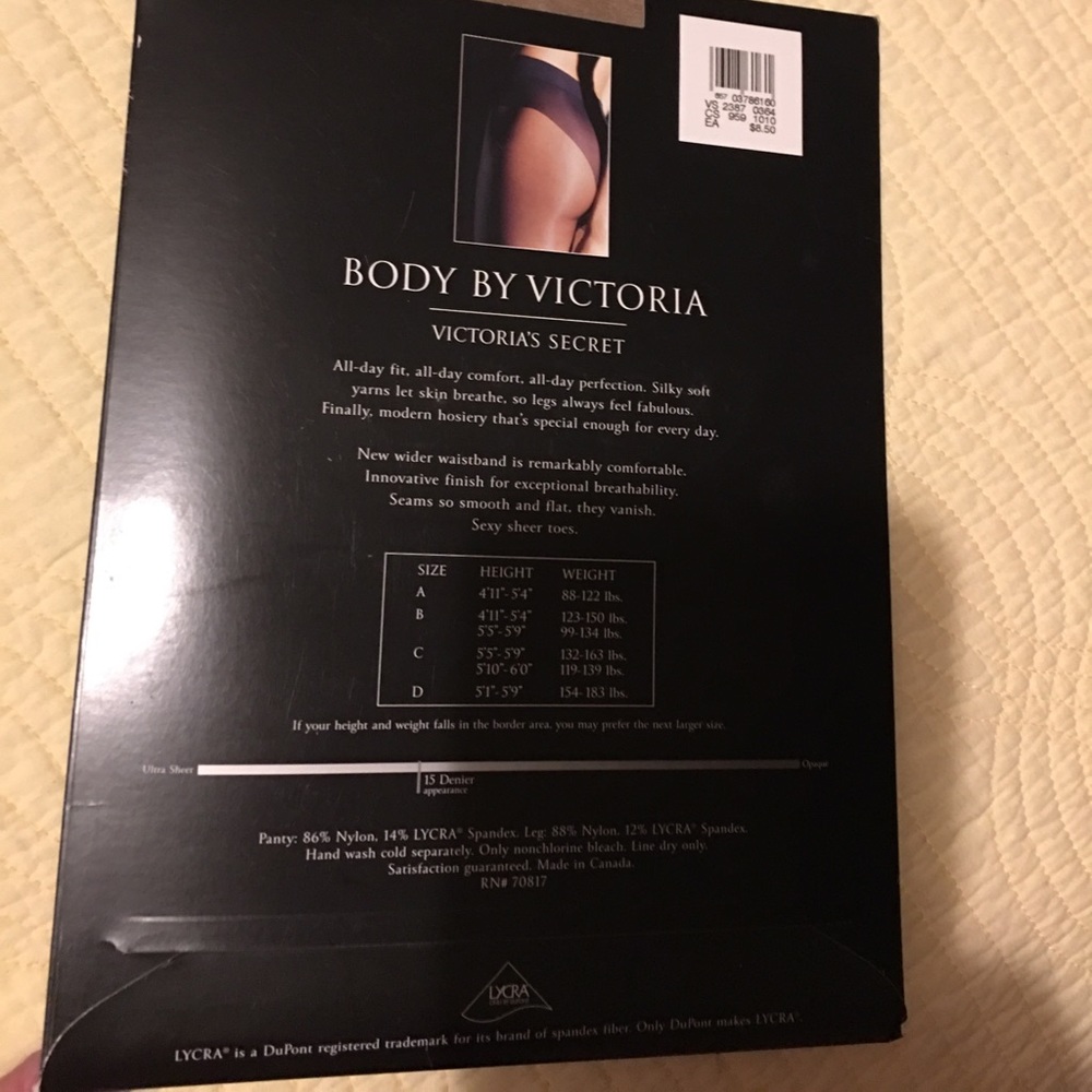 2 Pair Victoria’s Secret Panty Hose.   sold. - Picture 4 of 7