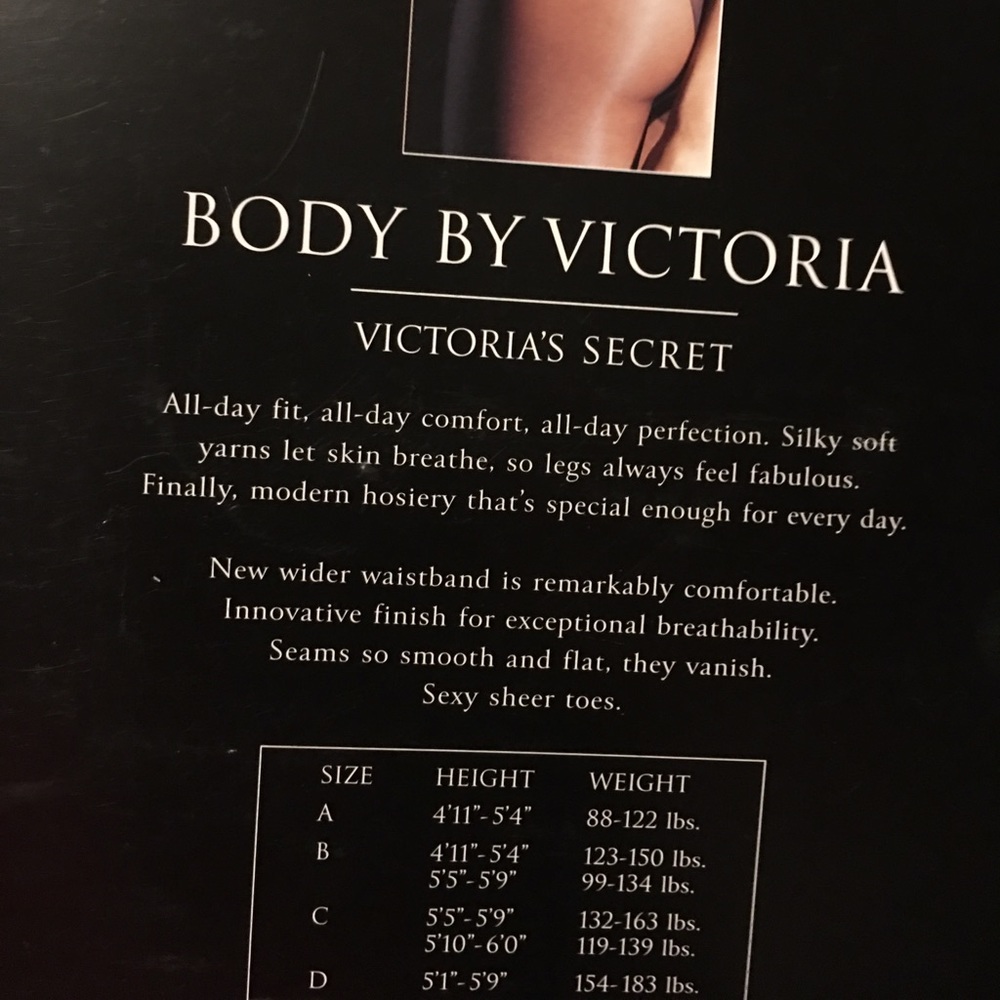 2 Pair Victoria’s Secret Panty Hose.   sold. - Picture 5 of 7