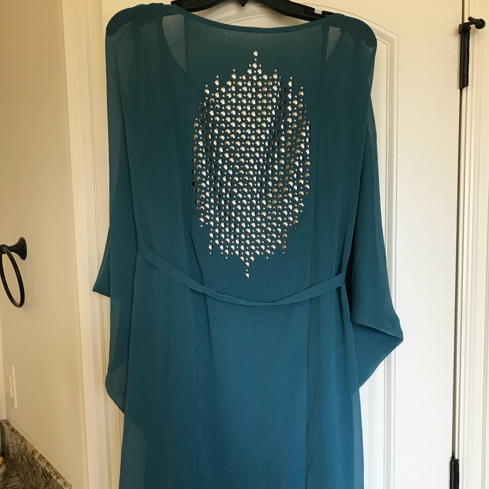 Teal Blue Dress