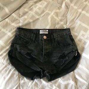 One x One Teaspoon bandit shorts