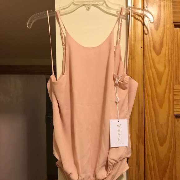NWT WAYF Pink Body Suit - Picture 2 of 4