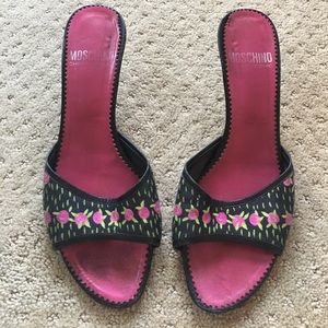 Moschino Floral kitten heels Moschino Floral kitten heels