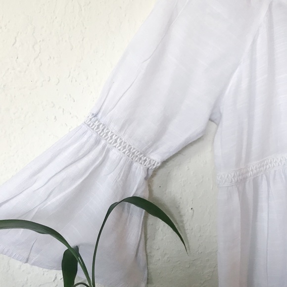 White boho long sleeve. - Picture 2 of 5