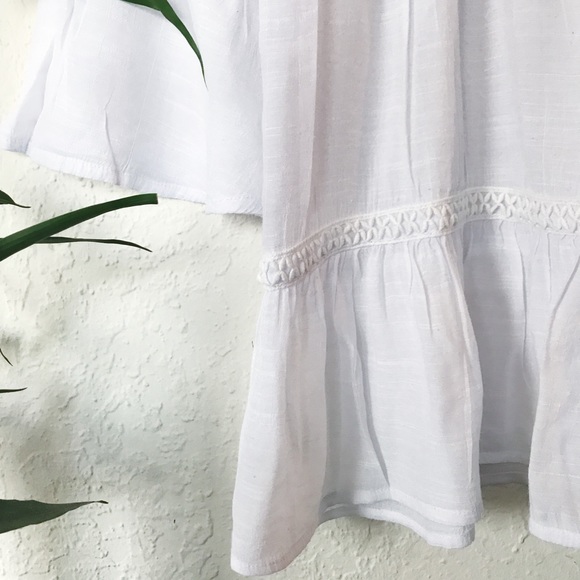White boho long sleeve. - Picture 3 of 5