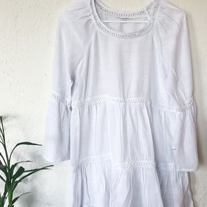 White boho long sleeve.