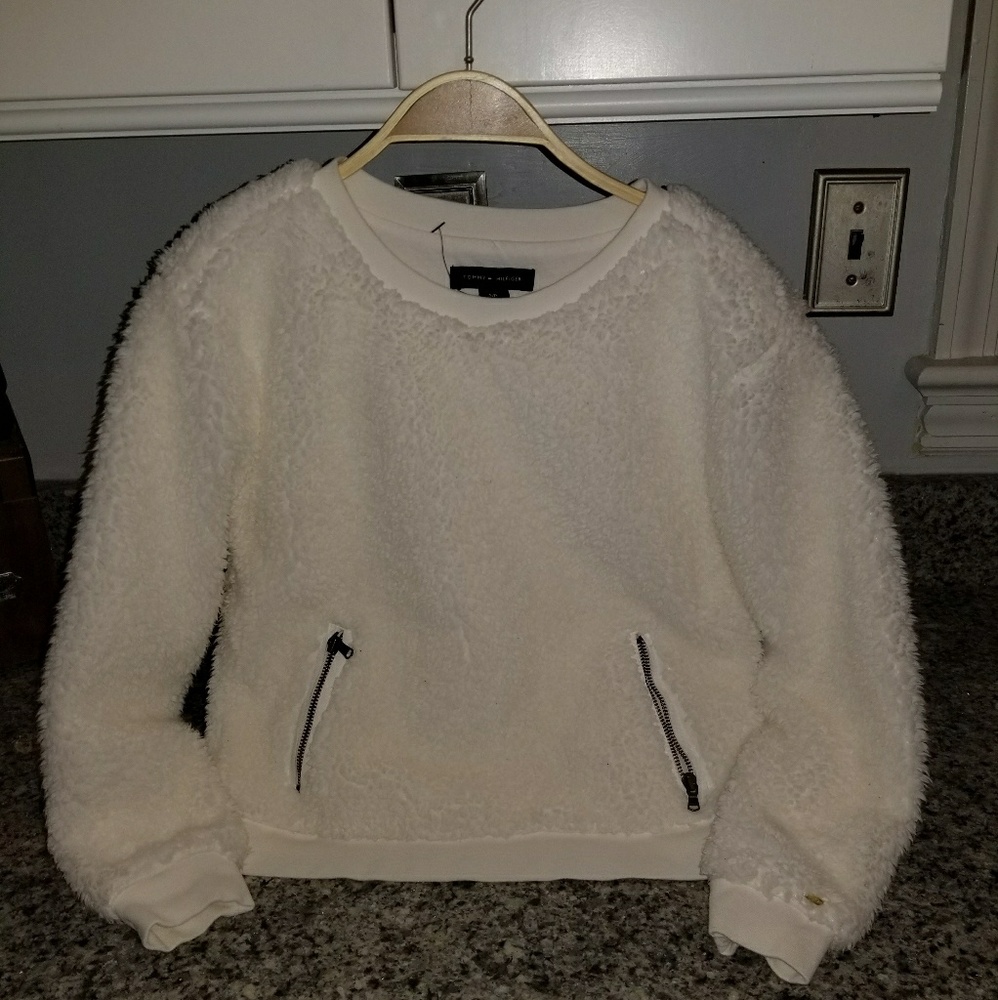 Girls fuzzy sweatshirt
