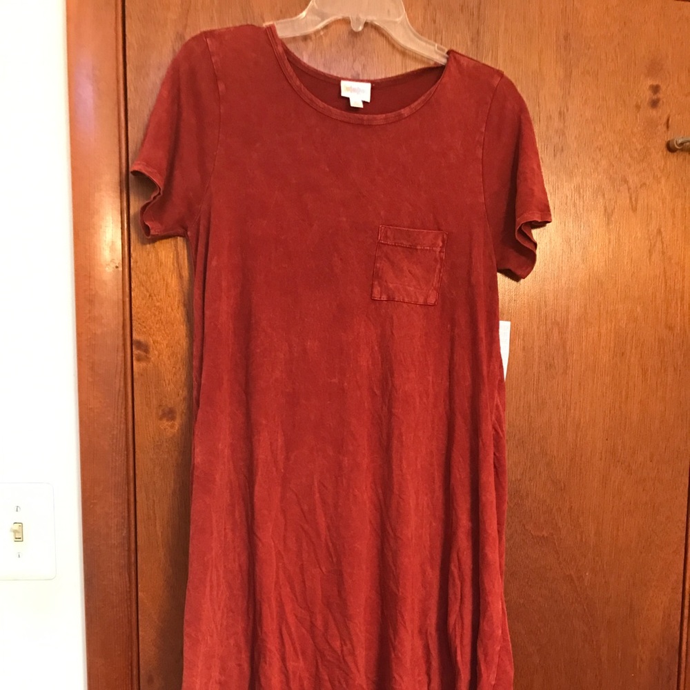 NWT Acid Wash Red Lularoe Carly
