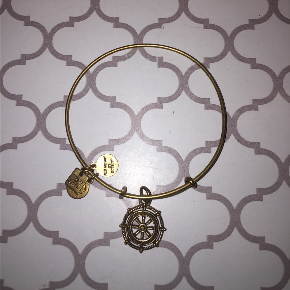Alex and Ani gold bracelet