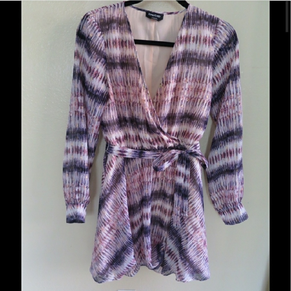 Long sleeve Bebe dress xs