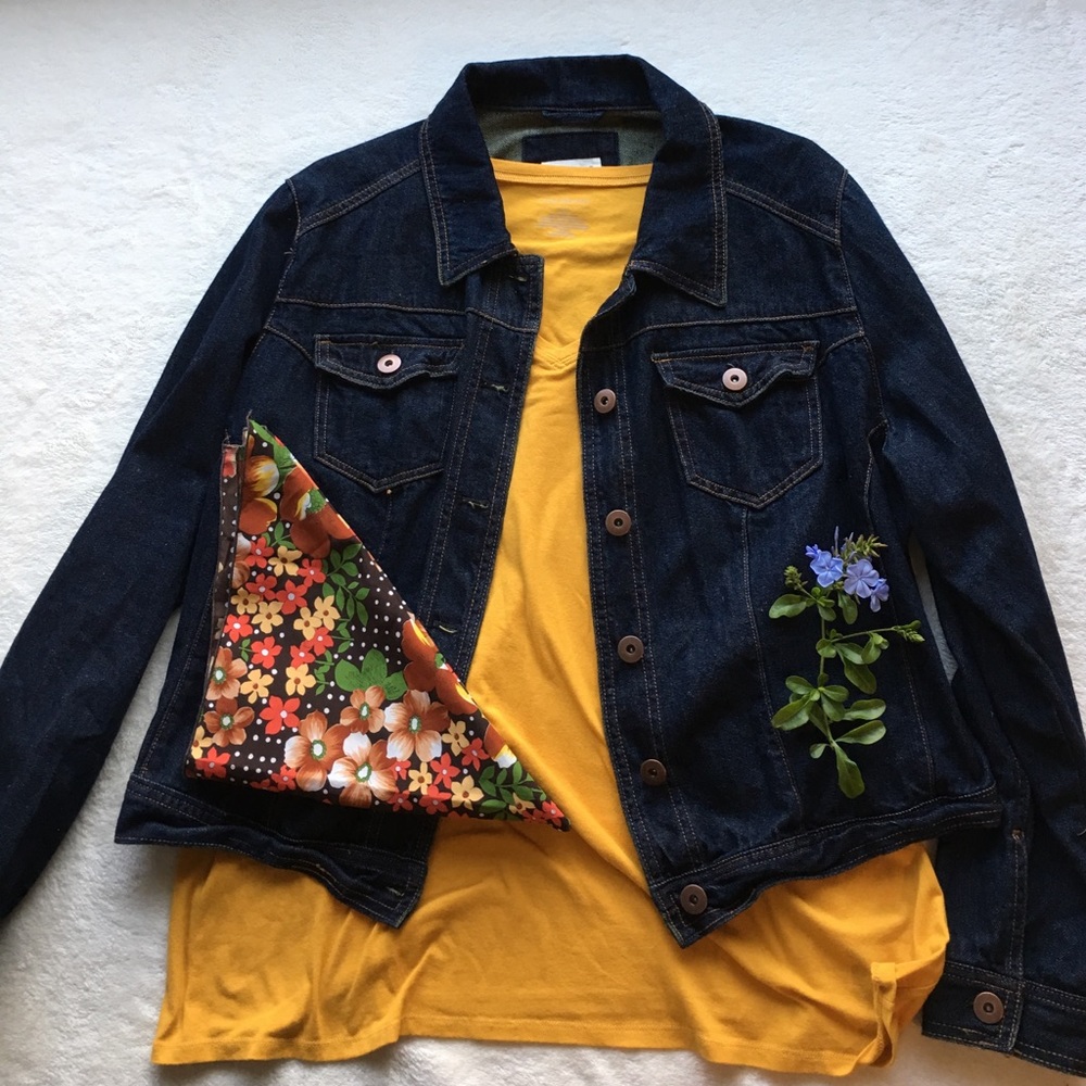 Navy Blue Jean Jacket