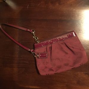 Authentic Coach Wristlet