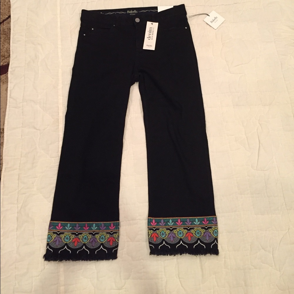NWT Rafaela weekend ankle straight leg Jeans 10