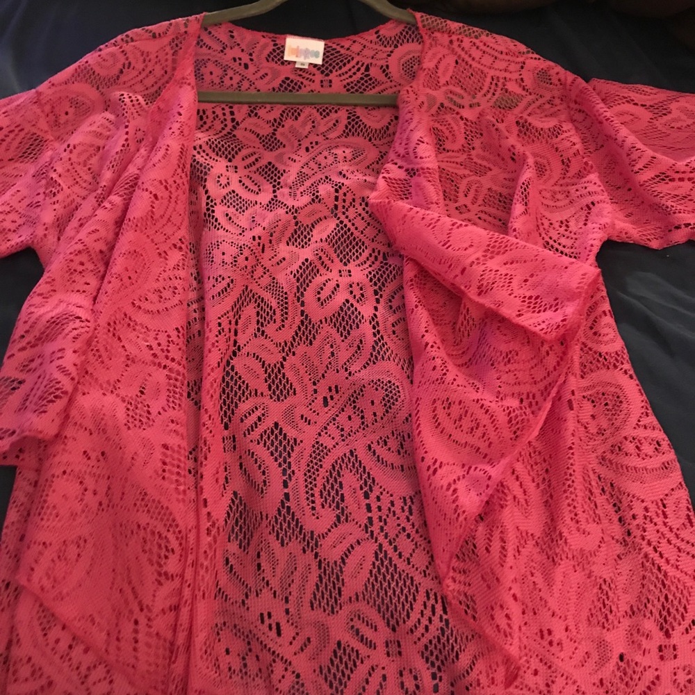 Lace kimono