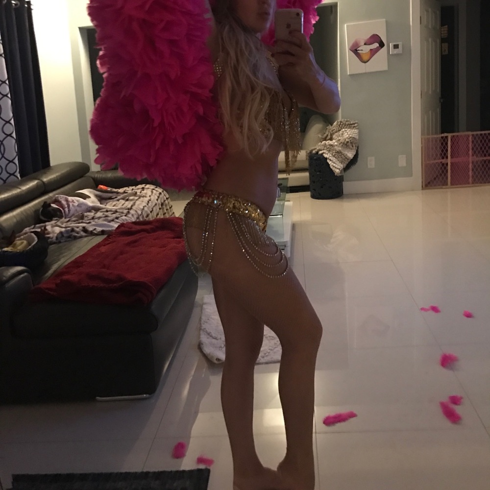 Vegas showgirl costume