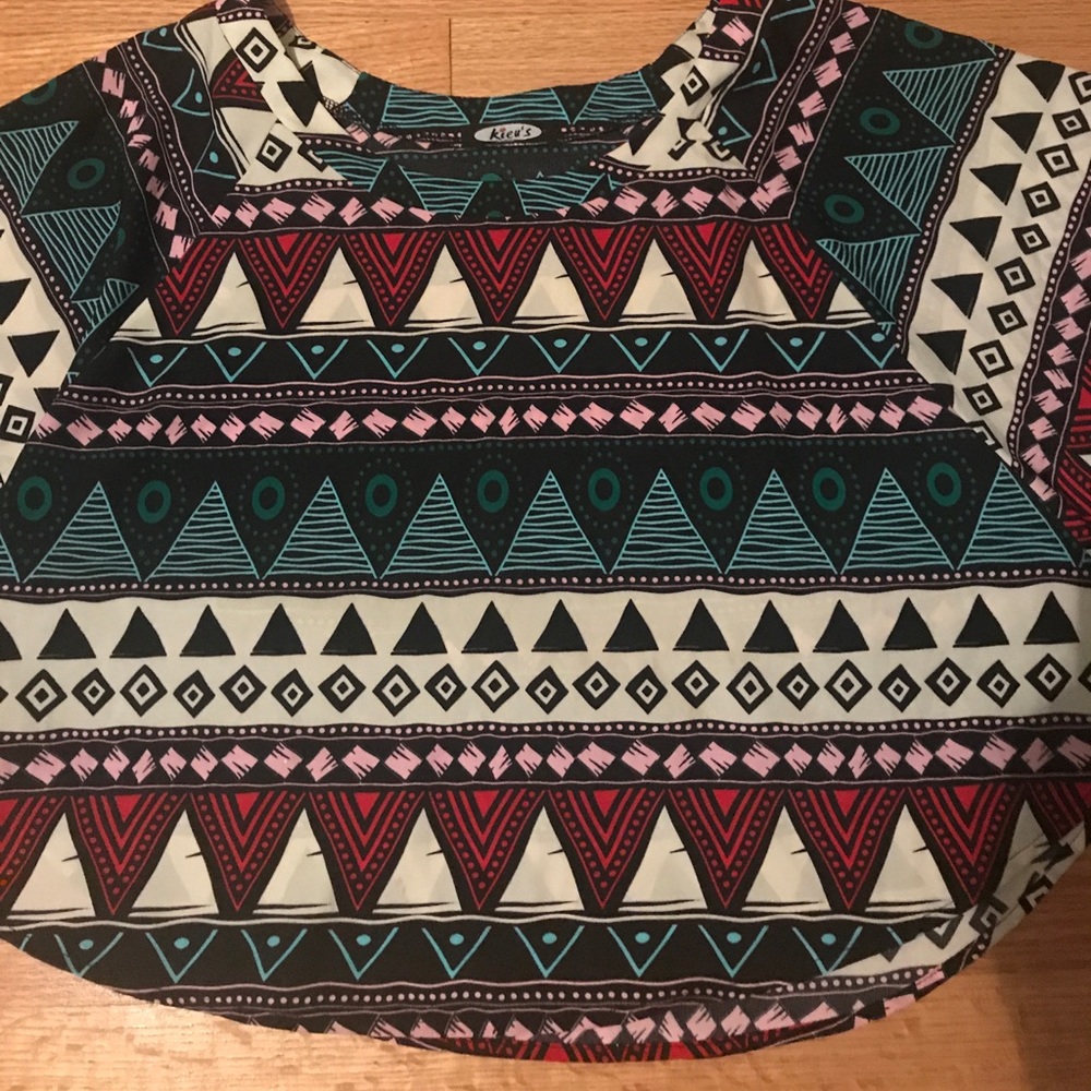 Abstract Crop Top - Picture 2 of 5