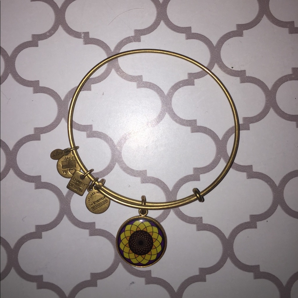 Alex and Ani sunflower charm