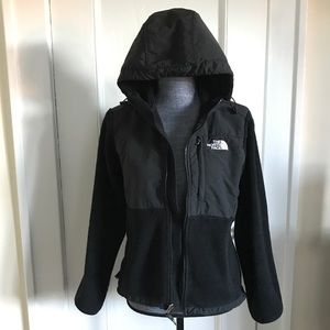 North Face Black Hooded Fleece