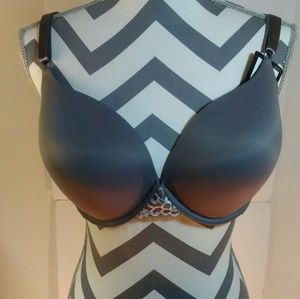 Gray Maidenform Pushup Bra 40DD