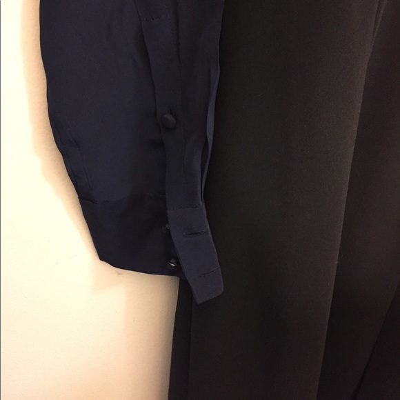 J.CREW COLLECTION Silk Ensemble Dress Navy Blue - Picture 5 of 6