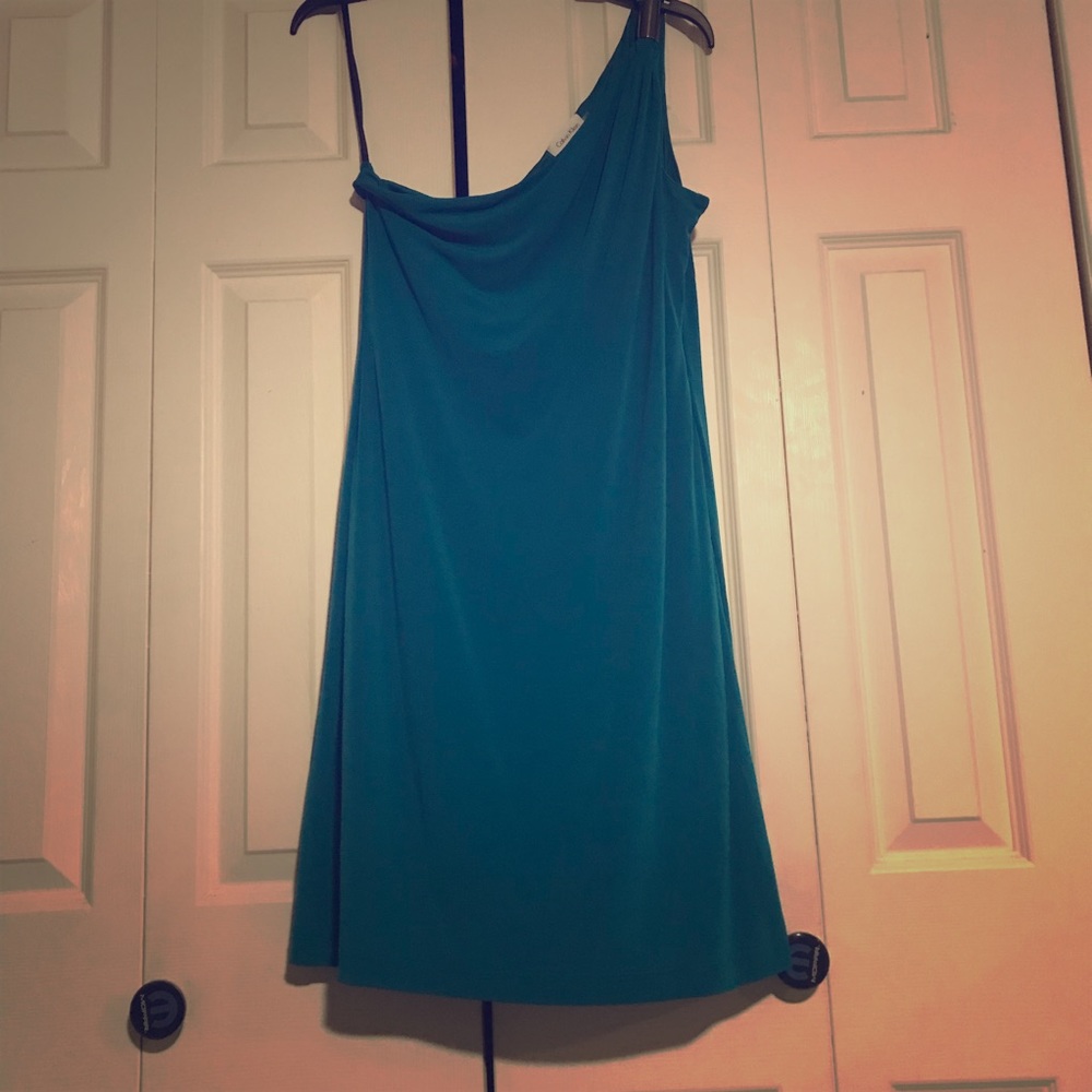 One shoulder Calvin Klein Dress