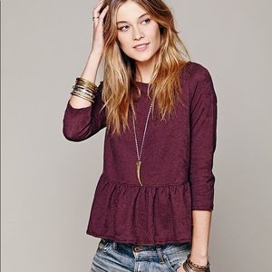 Free people peplum
