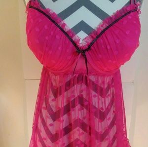 Rene Rofe Fuschia lingerie size 1x