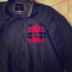 ON SALE****!!! Modern Amusement Grey/Red Flannel