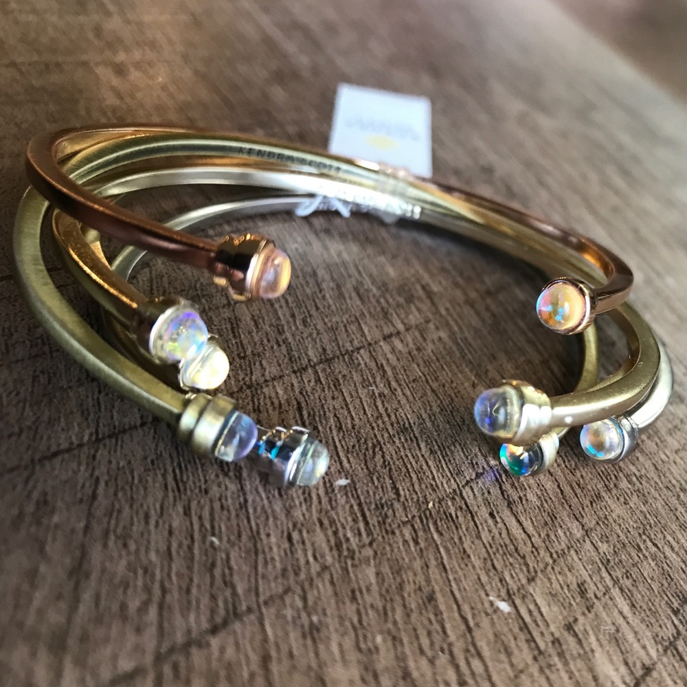 Kendra Scott Mixed Metals Kriss Bangles Set NWT!!