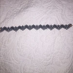 Black lace choker