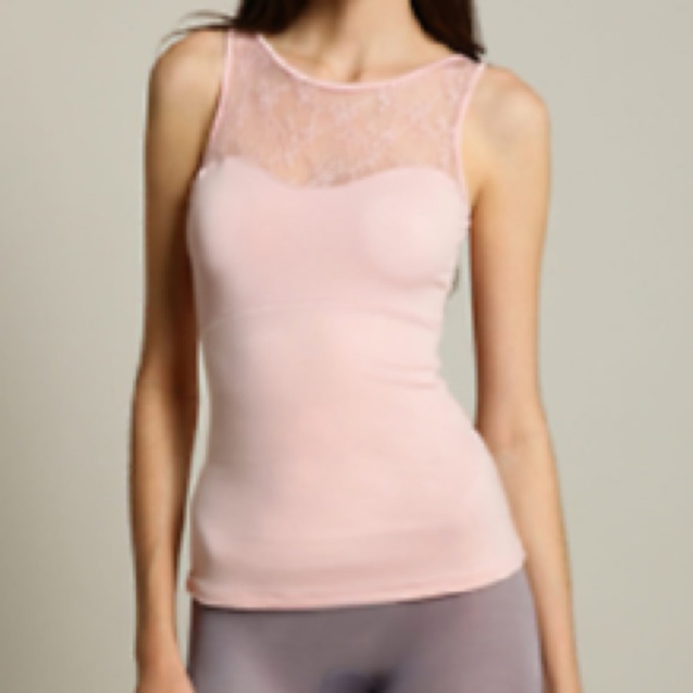 💜NWT SPANX Hide & Sleek Lace Bateau Camisole💜