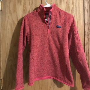 Red/Pink Patagonia Better Sweater