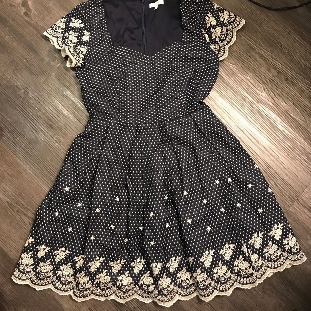 Polka dot/floral dress