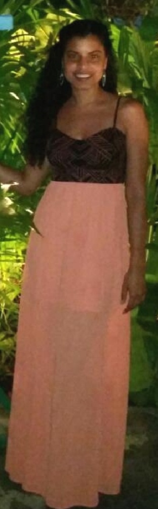 Embroided Top Maxi Dress