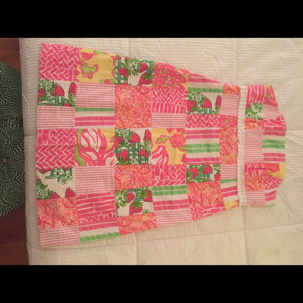 Lilly strapless dress