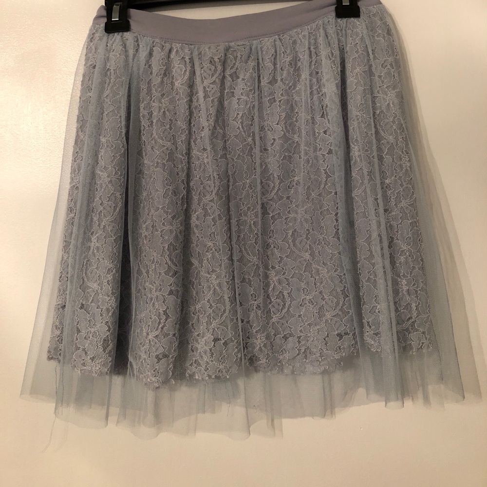 Francescas Blue Tule Skirt