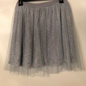 Francescas Blue Tule Skirt