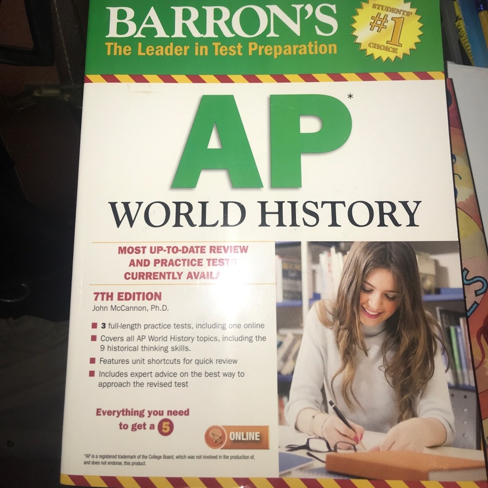 AP world history BARRONS book