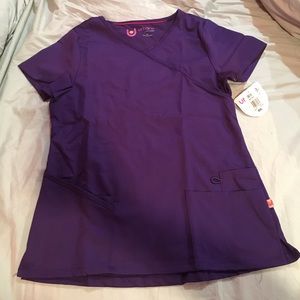 Purple Urbane Scrub Top