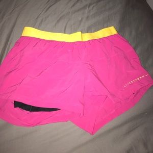 Nike livestrong shorts with built in spandex