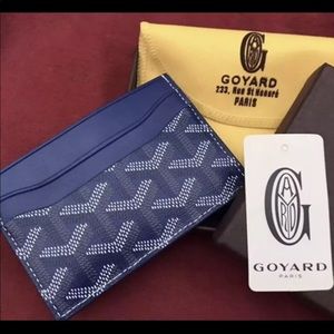 Goyard card holder wallet