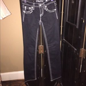 Girls Black Miss Me Jeans