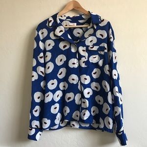 Olivia Palermo x Chelsea28 Pajama Blouse