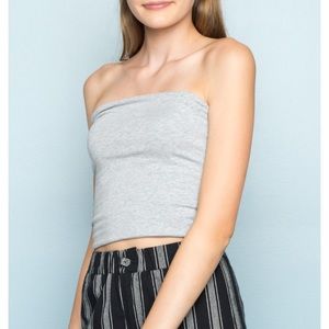 Brandy Melville gray Jenny tube top