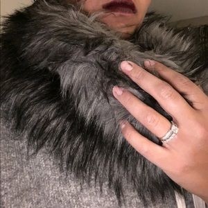 Faux fur scarf