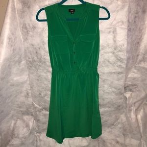 Mossimo Kelly Green Dress with Belt